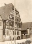 the family farm in Enzberg, house and gateway