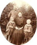 Herr König (who instigated Mother to buy the seagull-hat) with wife and sons